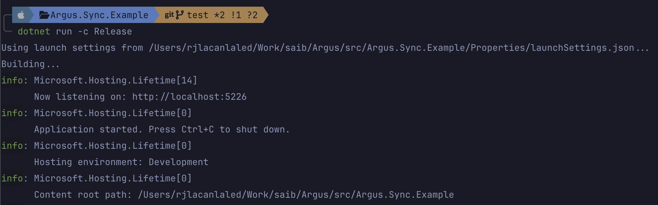 Argus Running